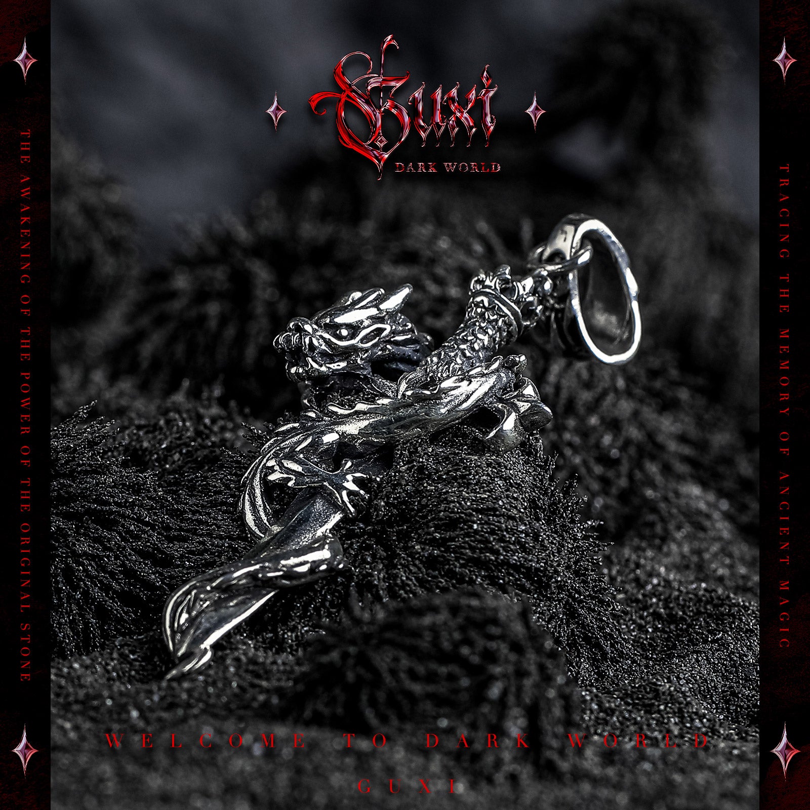 Candle Dragon - Necklaces - pendant - Shop