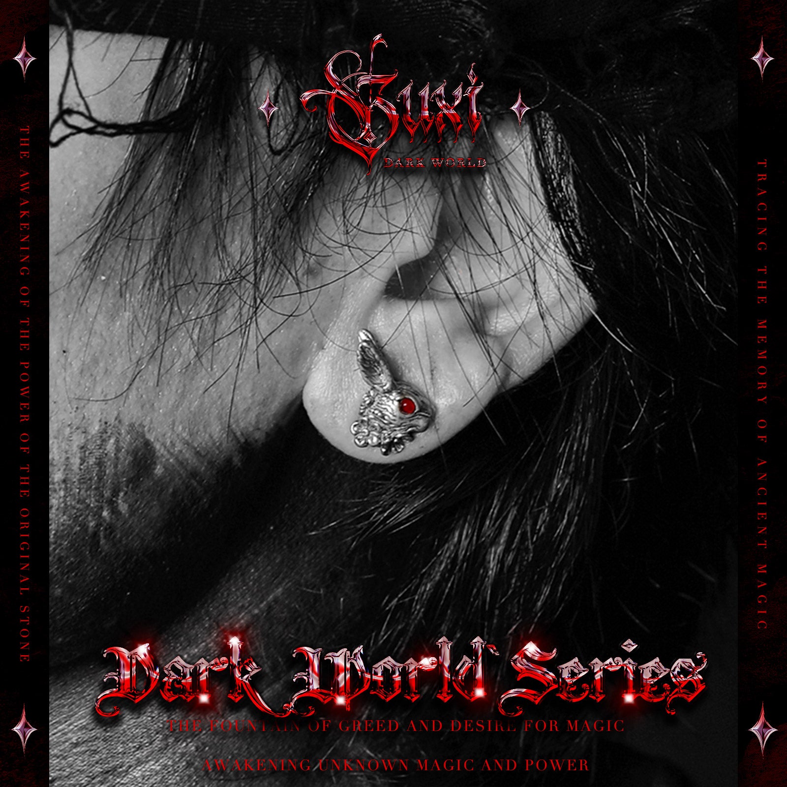 Spectral Hare - Earring - stud earrings - Shop