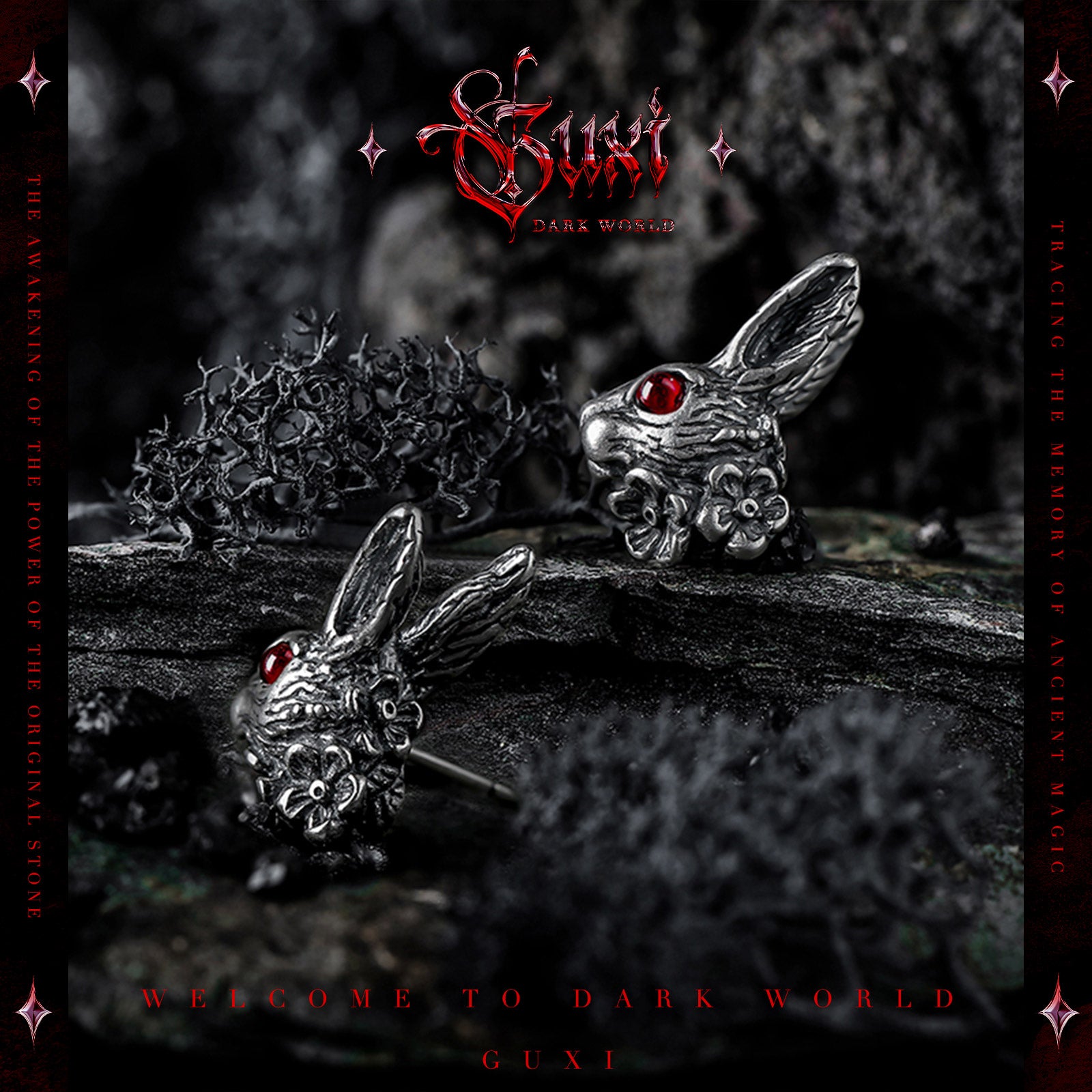 Spectral Hare - Earring - stud earrings - Shop