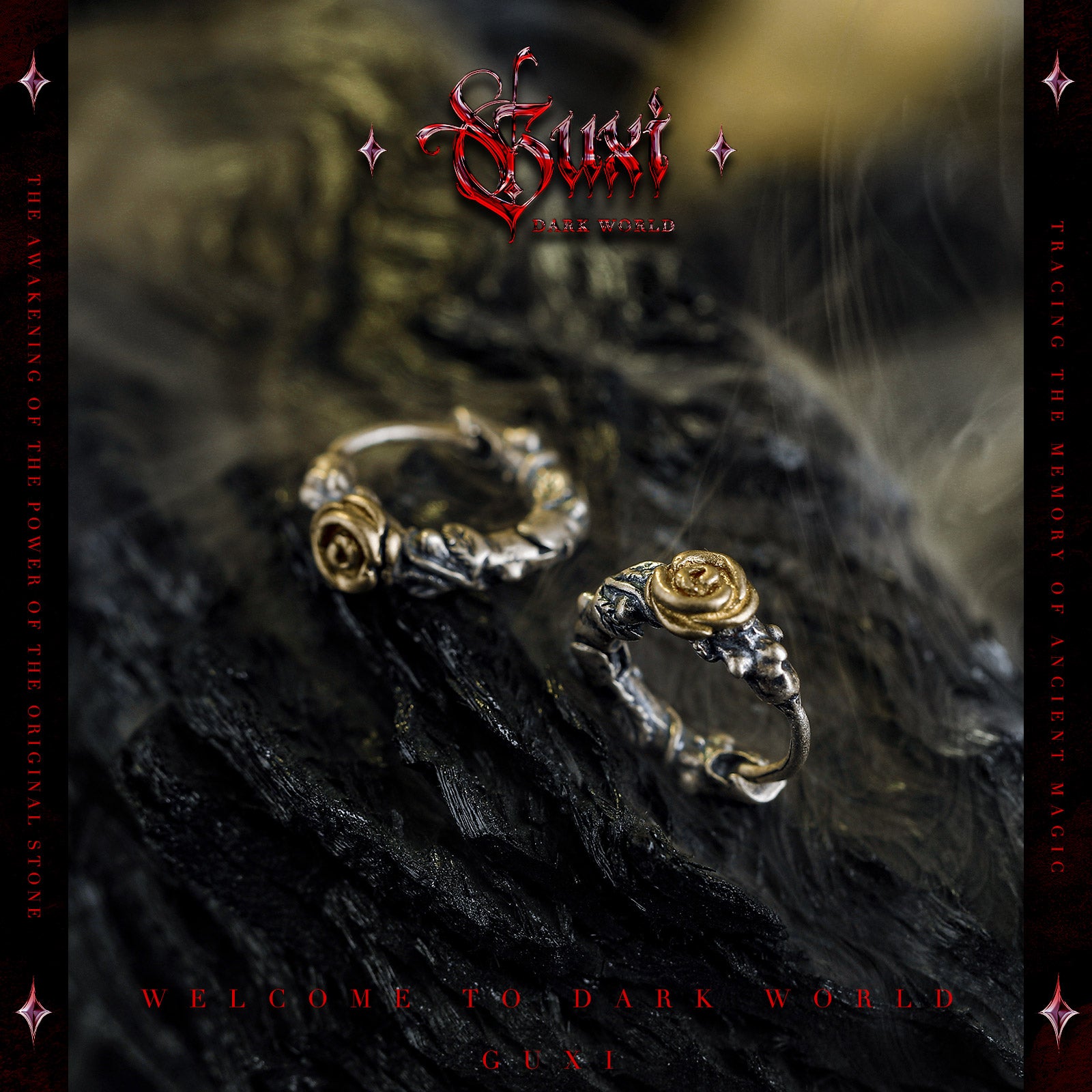 Shadow Rose - Earring - earrings - Shop