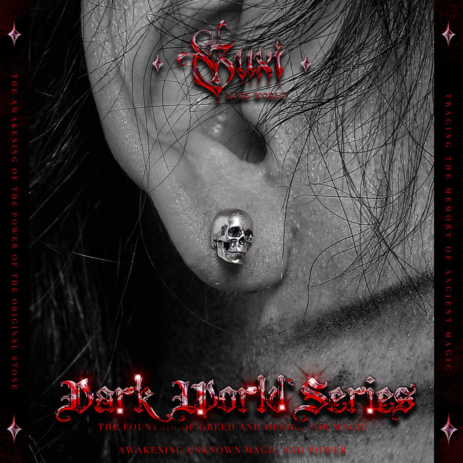 Skull Vanguard - Earring - stud earrings - Shop