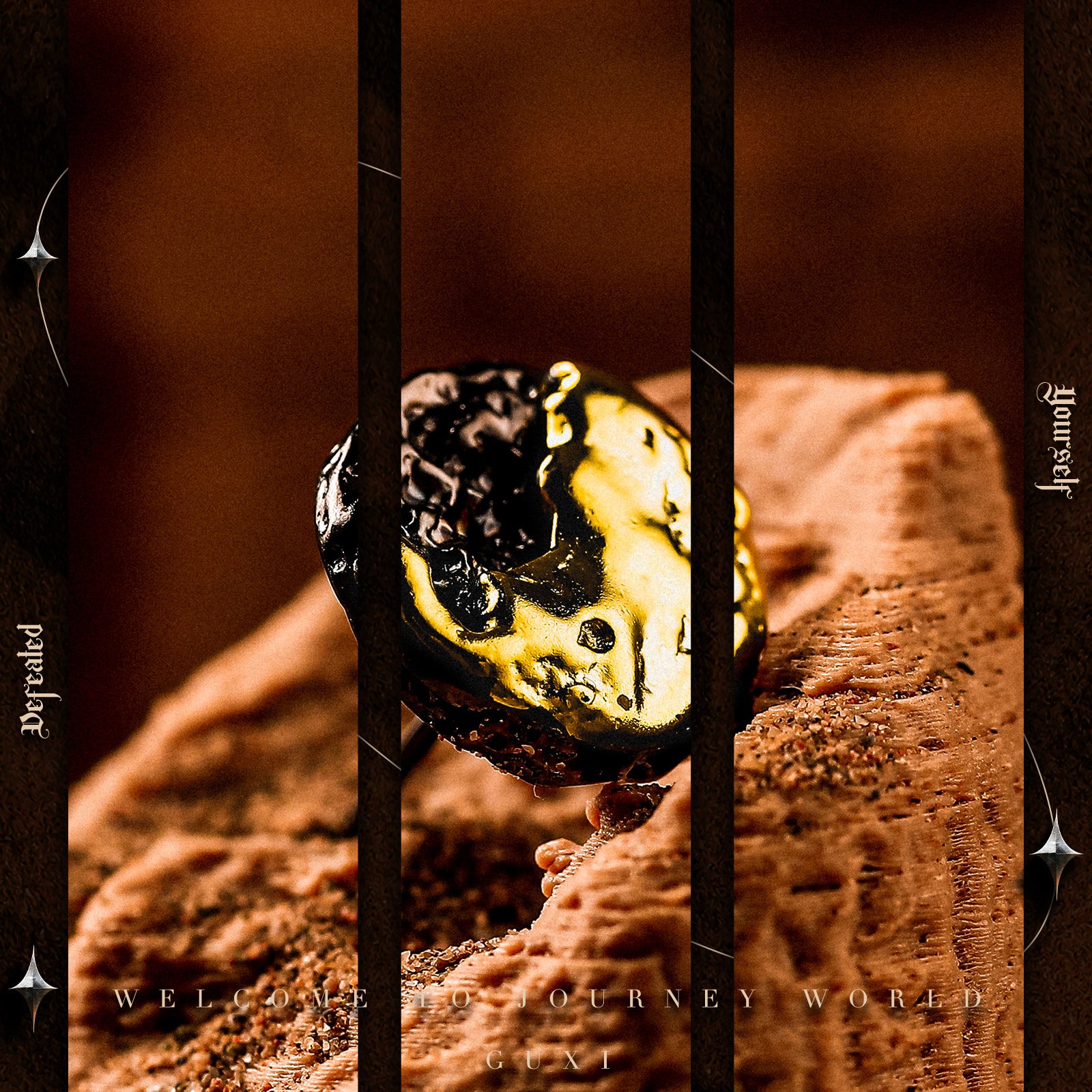 "Time of Light"black Bracelet