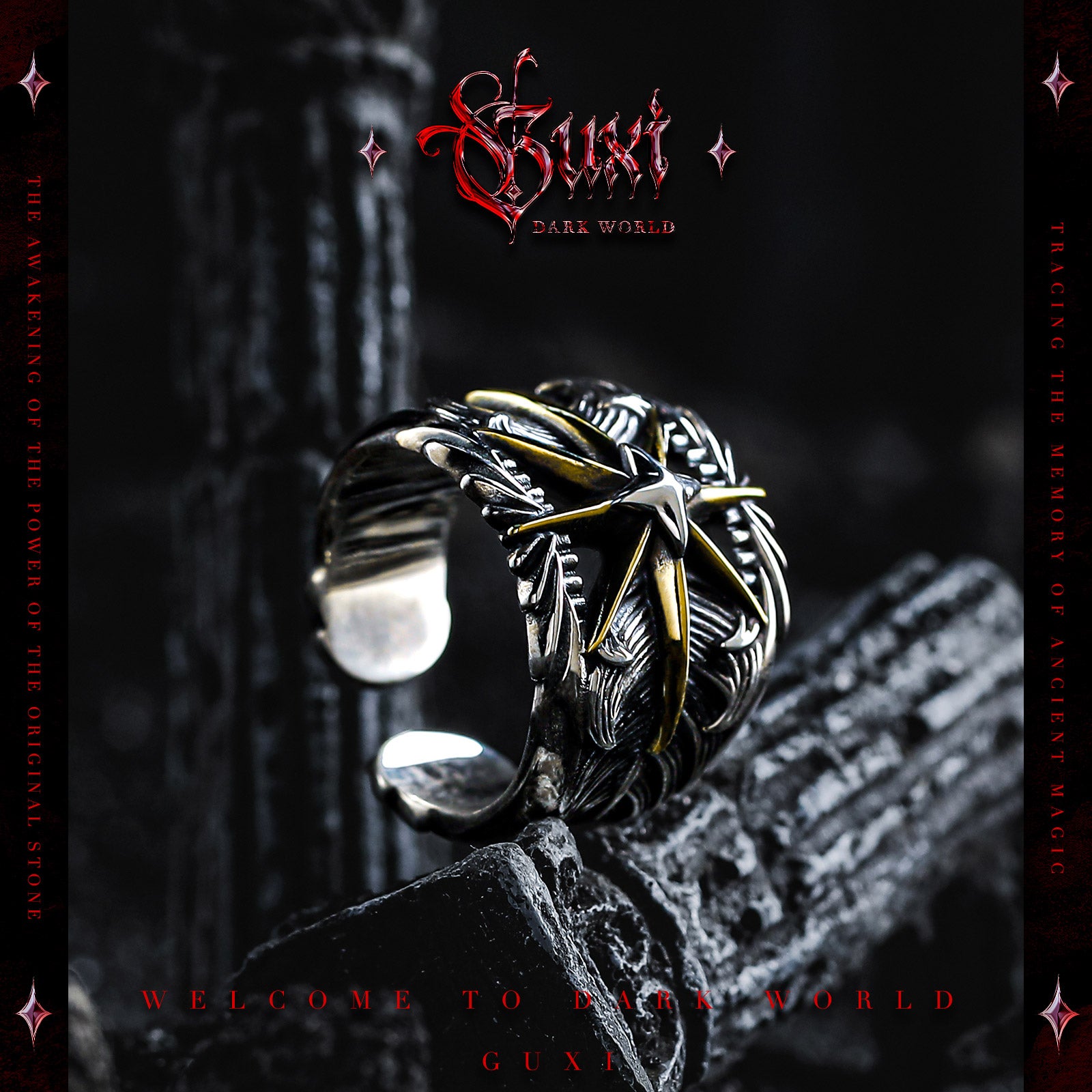 Wings of Light - Rings - silver - Shop