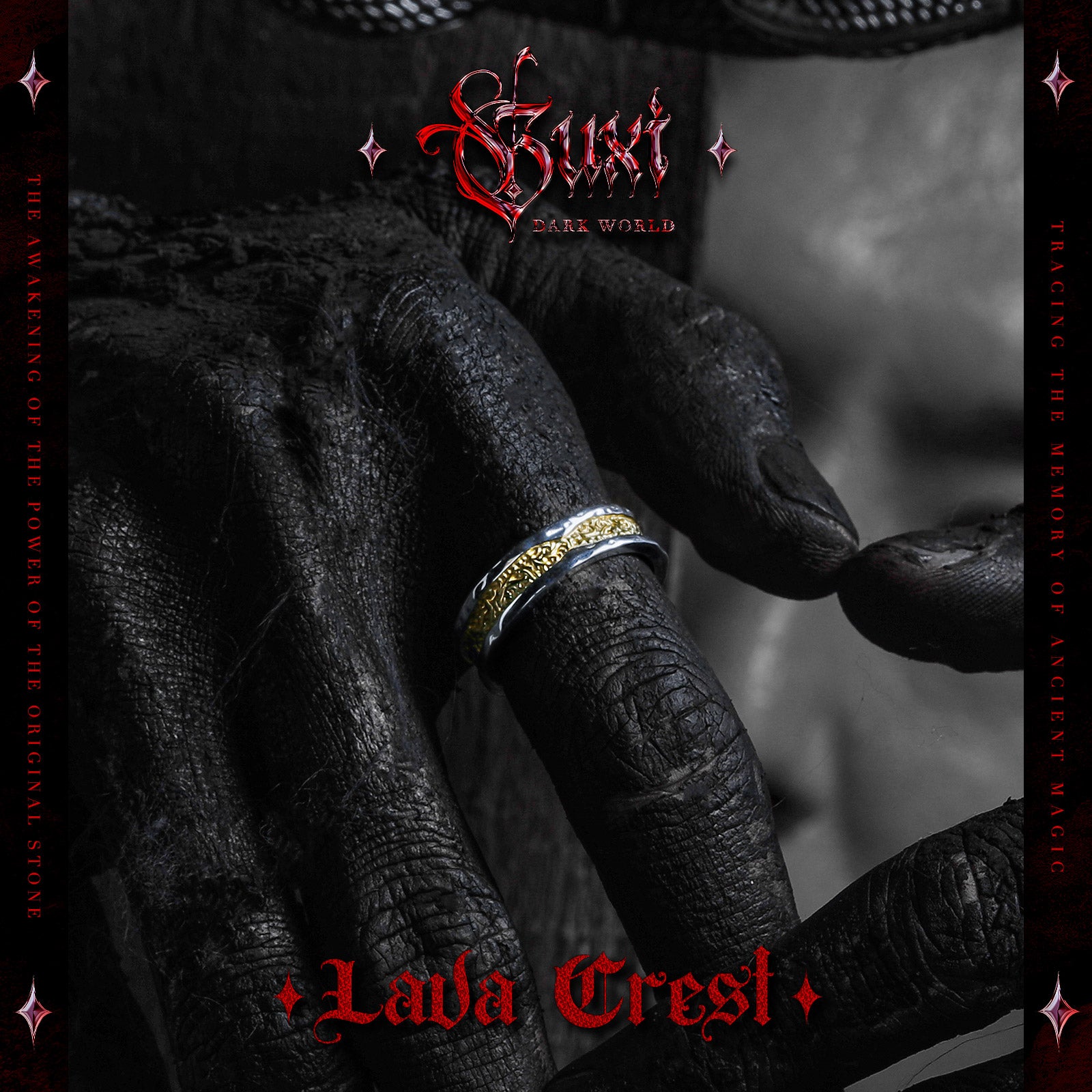 Lava Crest - Rings - silver - Shop
