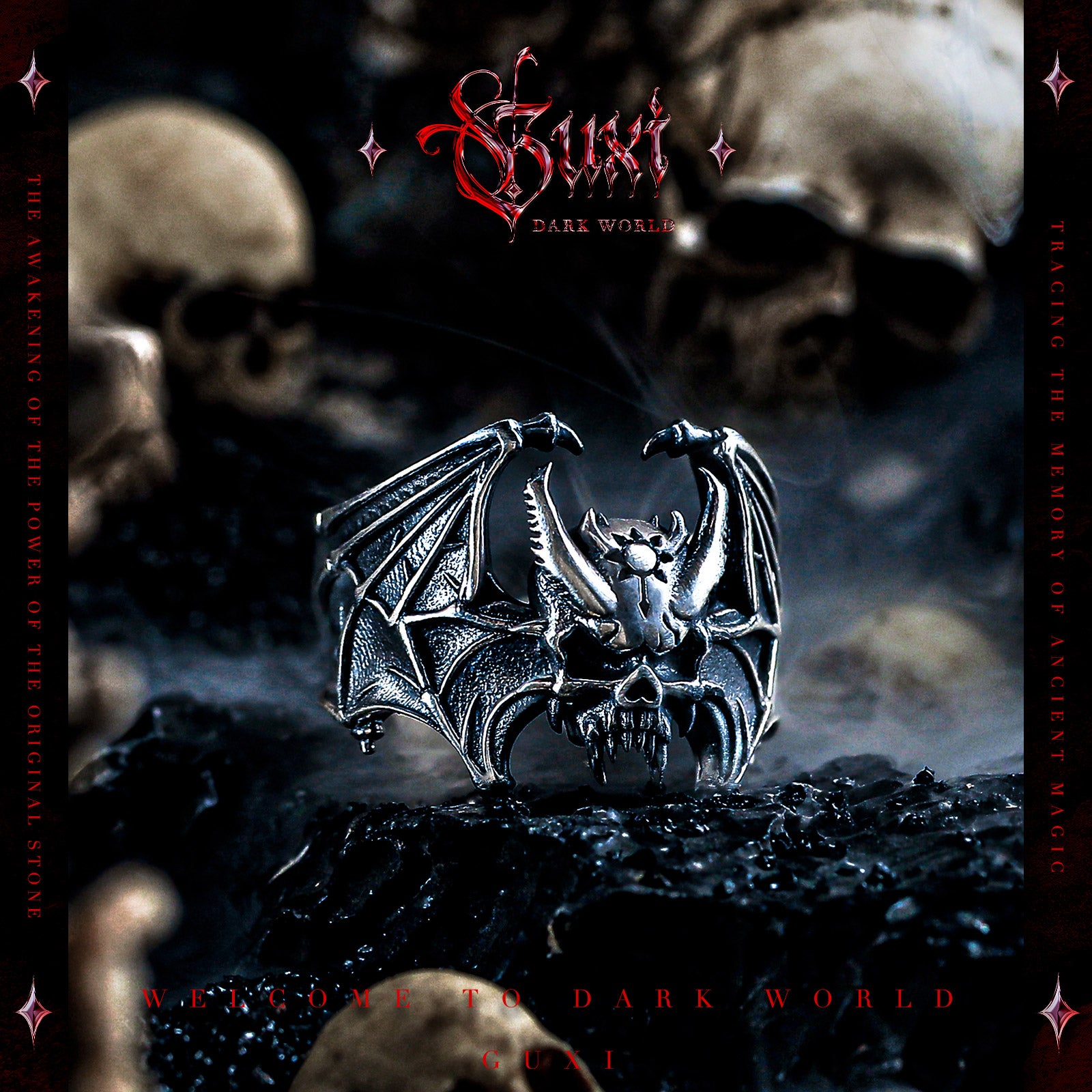 Bloodthirsty - Rings - silver - Shop