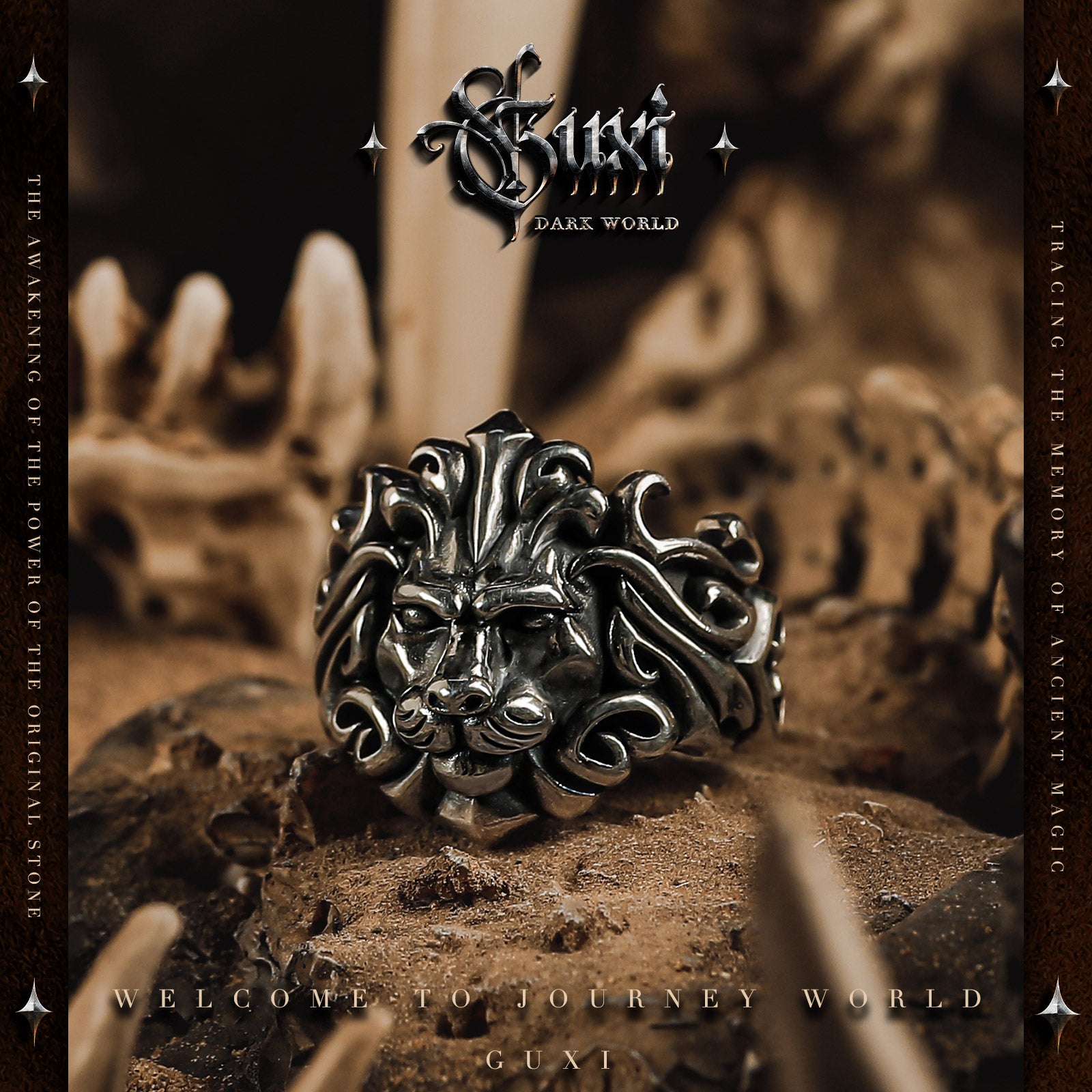 Crowned Beast - Rings - silver - Shop