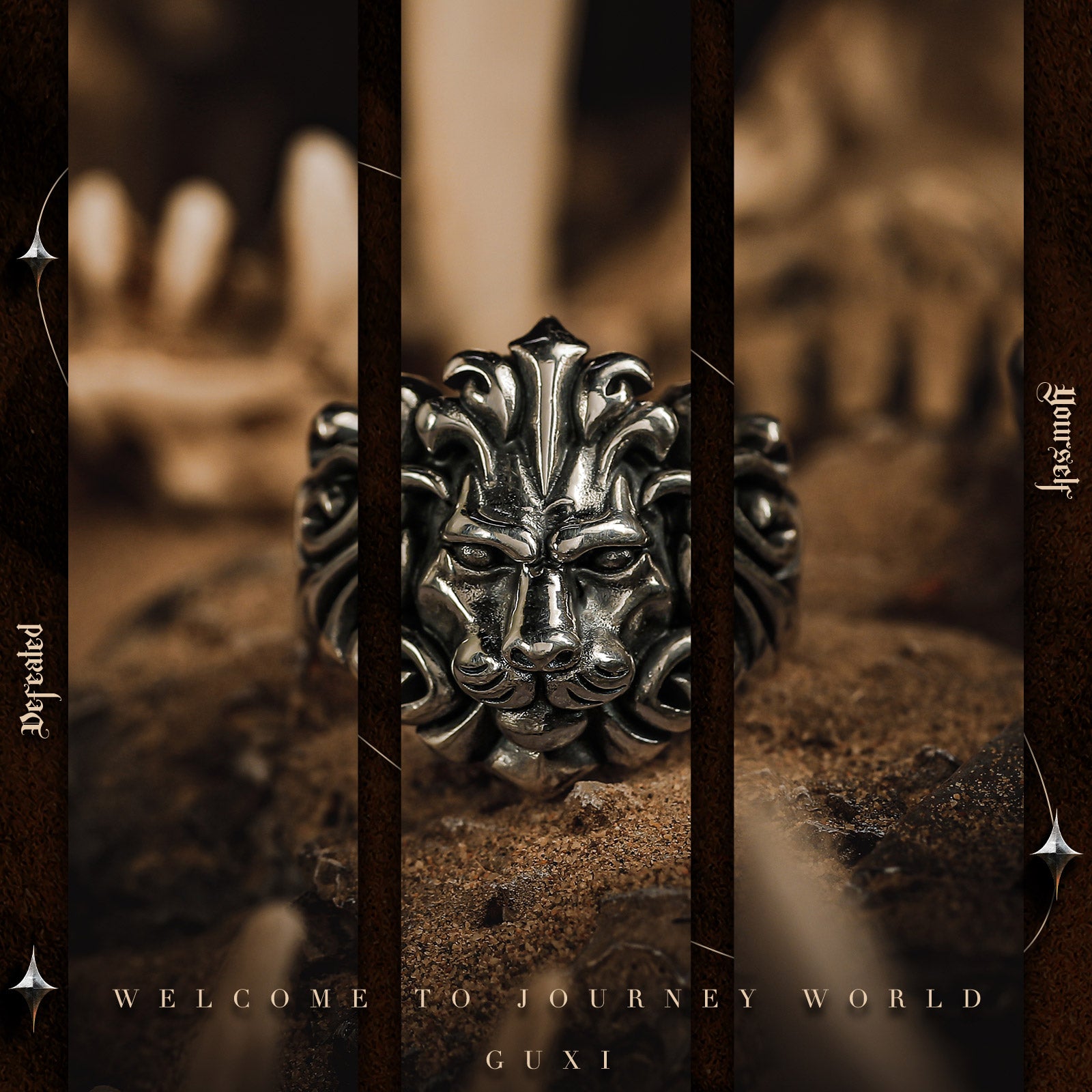 Crowned Beast - Rings - silver - Shop