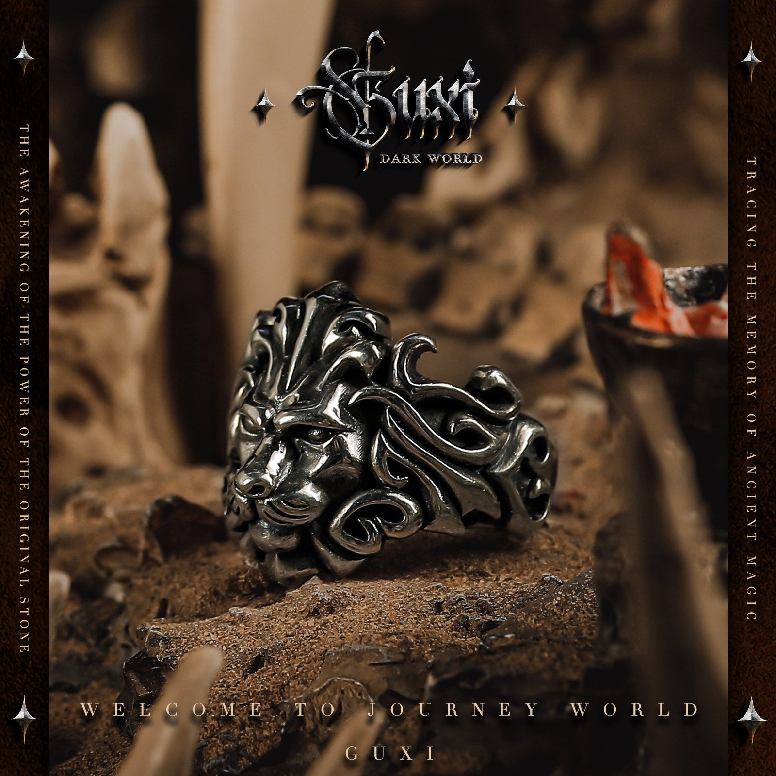 Crowned Beast - Rings - silver - Shop