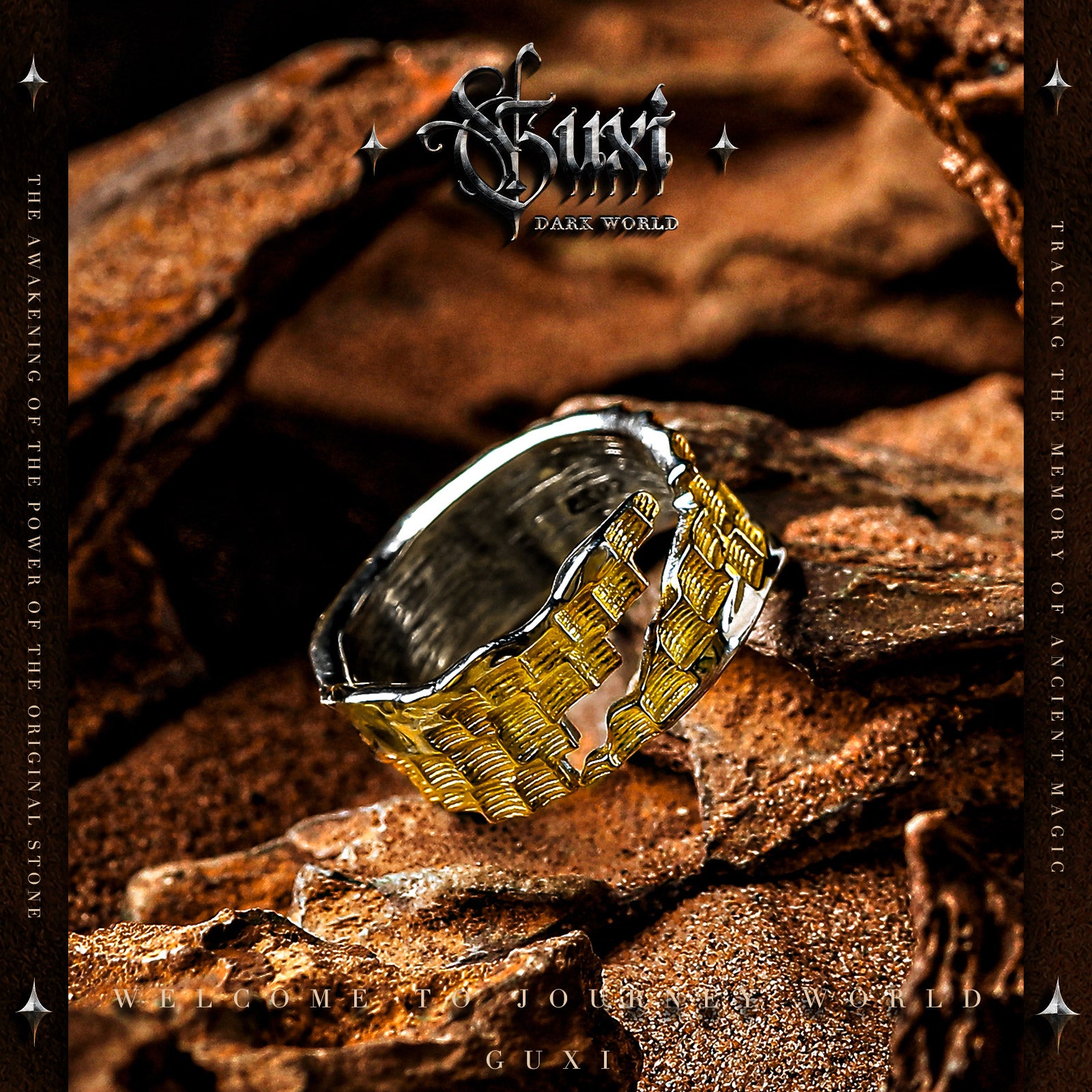 Aureate Blaze - Rings - silver - Shop