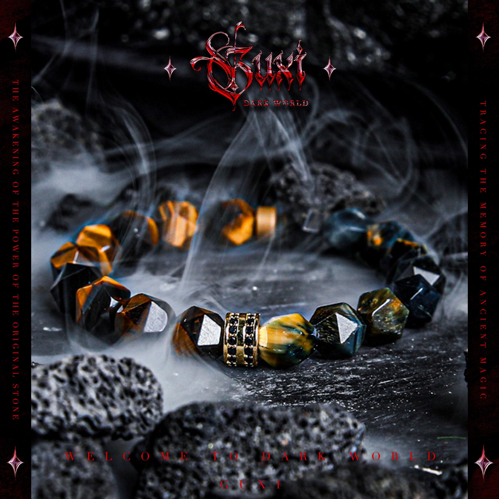 "Dragon Shadow"Tiger Eye Bracelet