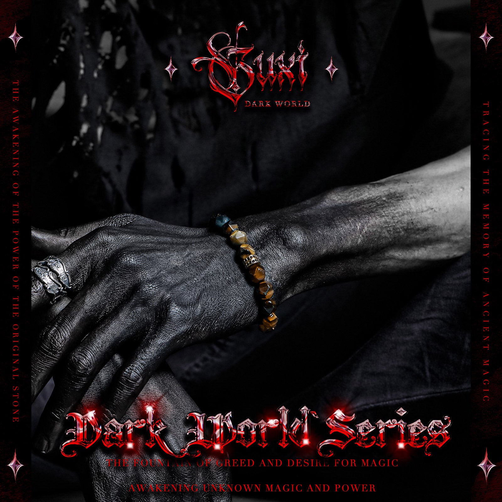 "Dragon Shadow"Tiger Eye Bracelet