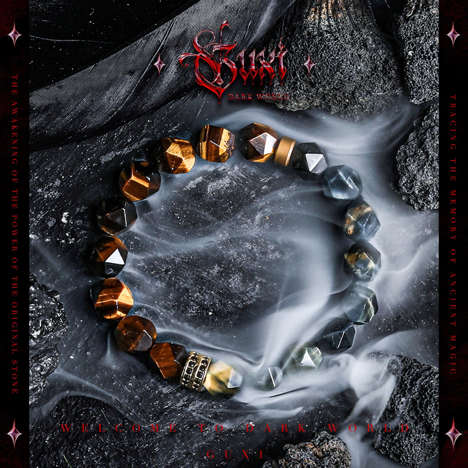 "Dragon Shadow"Tiger Eye Bracelet