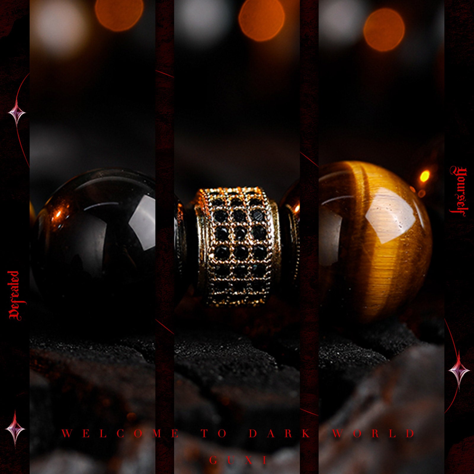 "Dragon Scale"Tiger Eye Bracelet