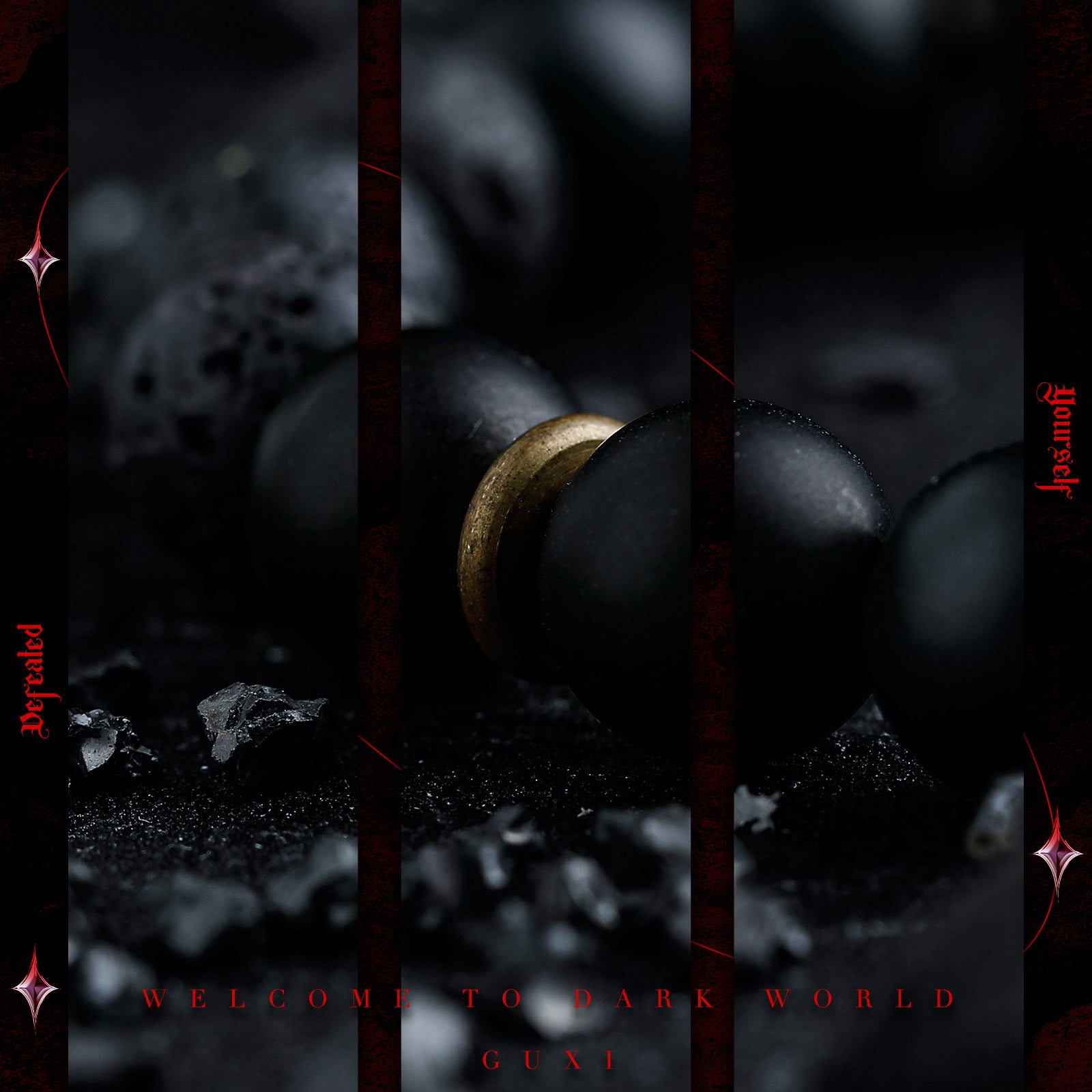 ‘'Lunar Dust"black onyx Bracelet