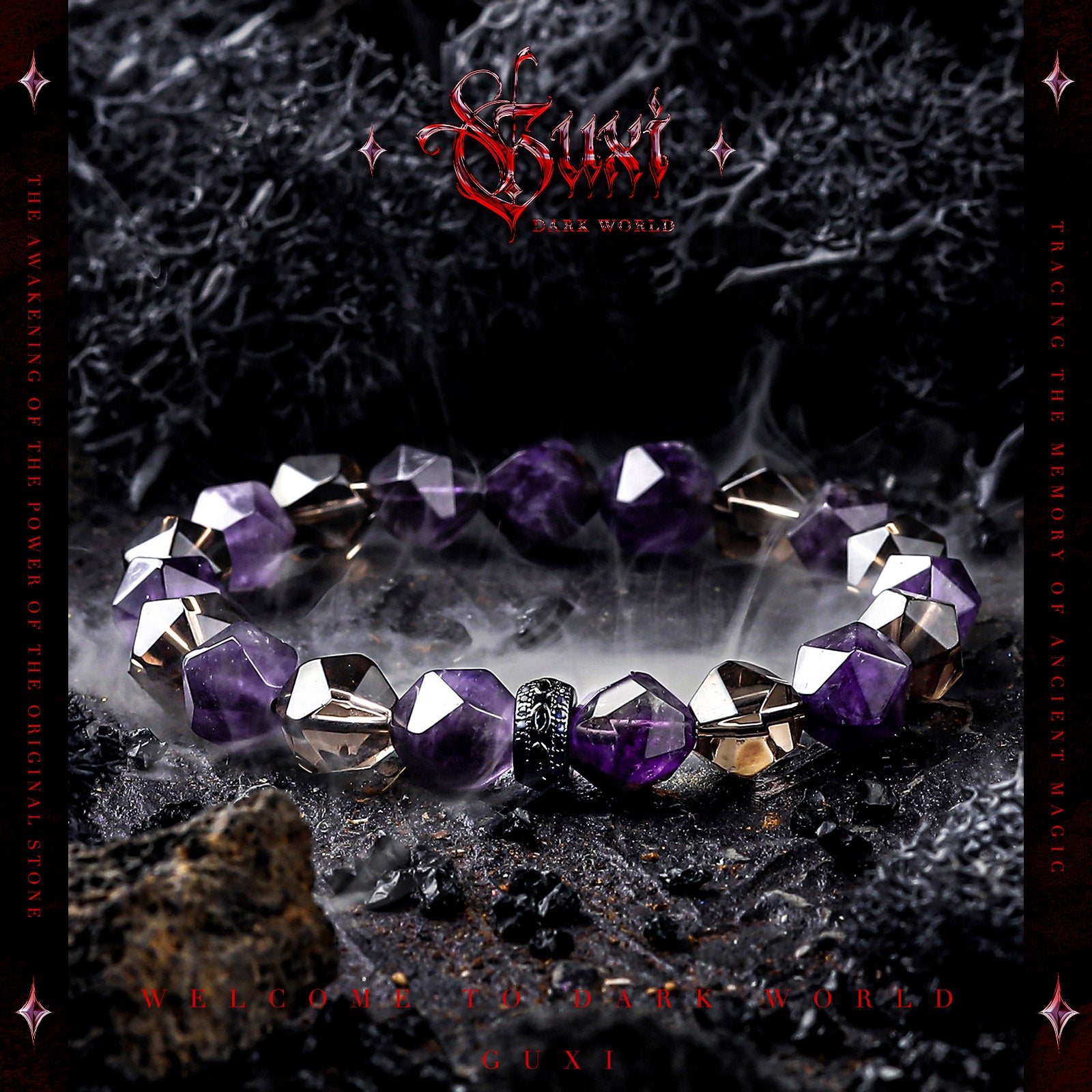 "Mystery"smoky quartz Bracelet