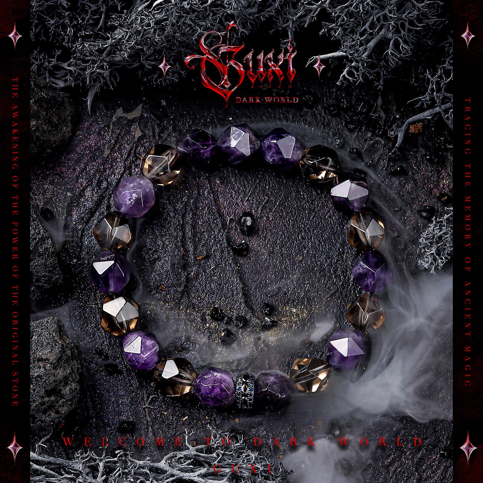 "Mystery"smoky quartz Bracelet