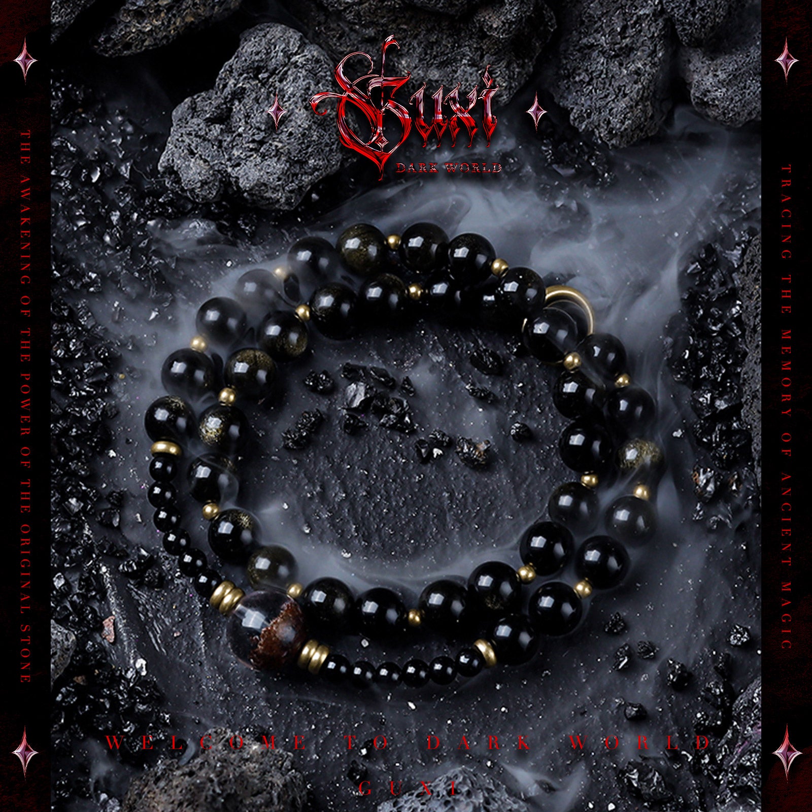 "Waning Moon"round Bracelet