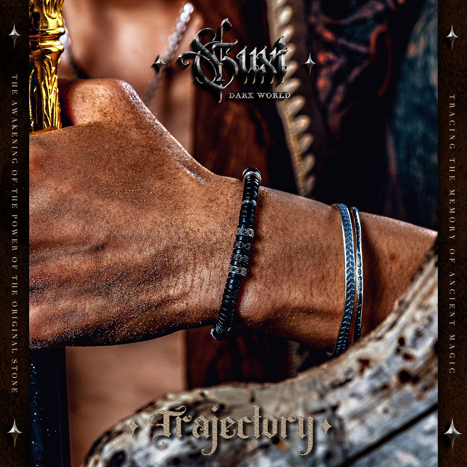 "Trajectory"silver Bracelet