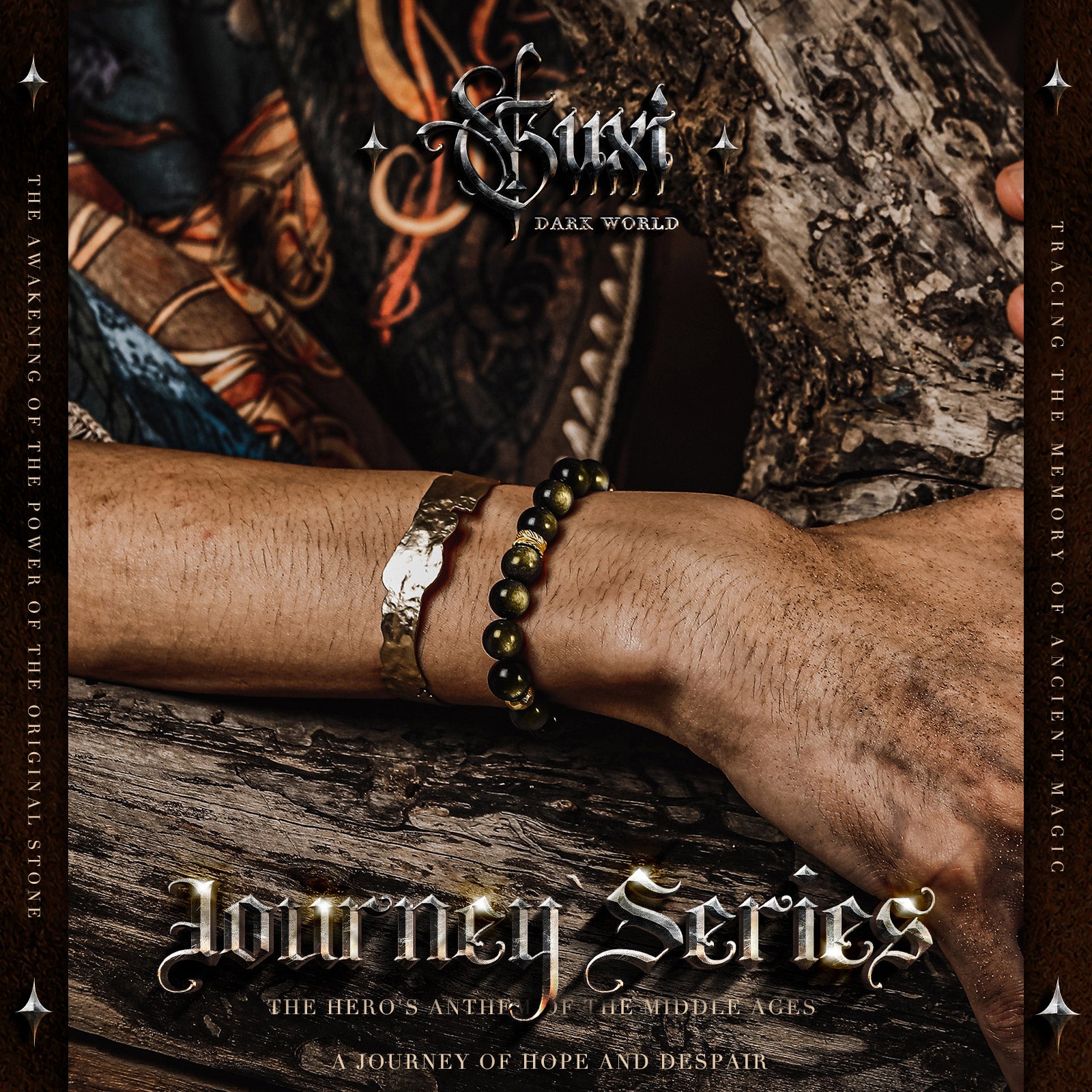 ‘'Holy Feather"golden obsidian Bracelet - My Store