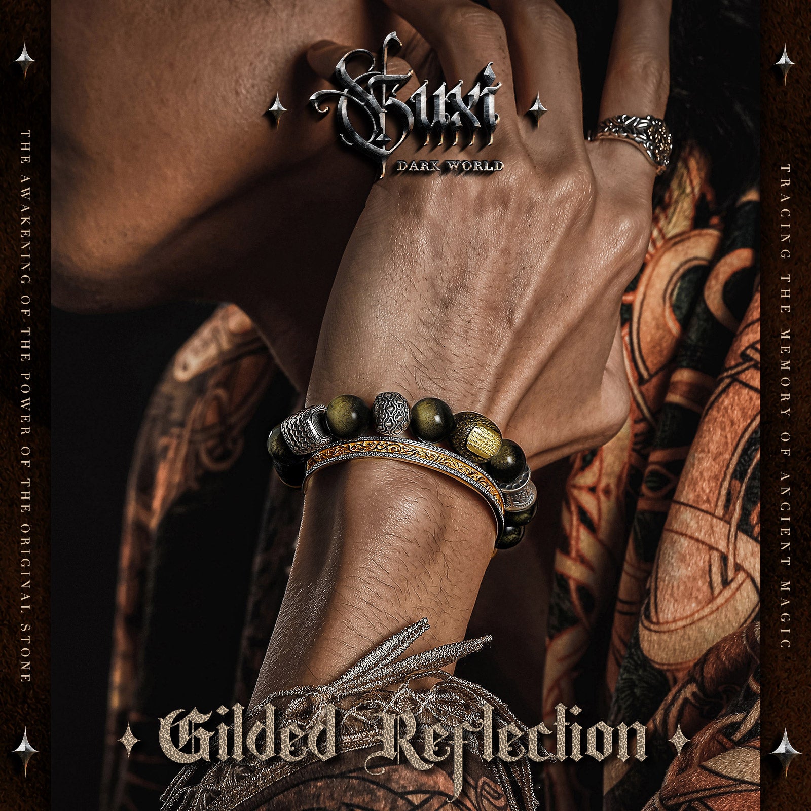 Gilded Reflection - Bracelets - mineral - Shop