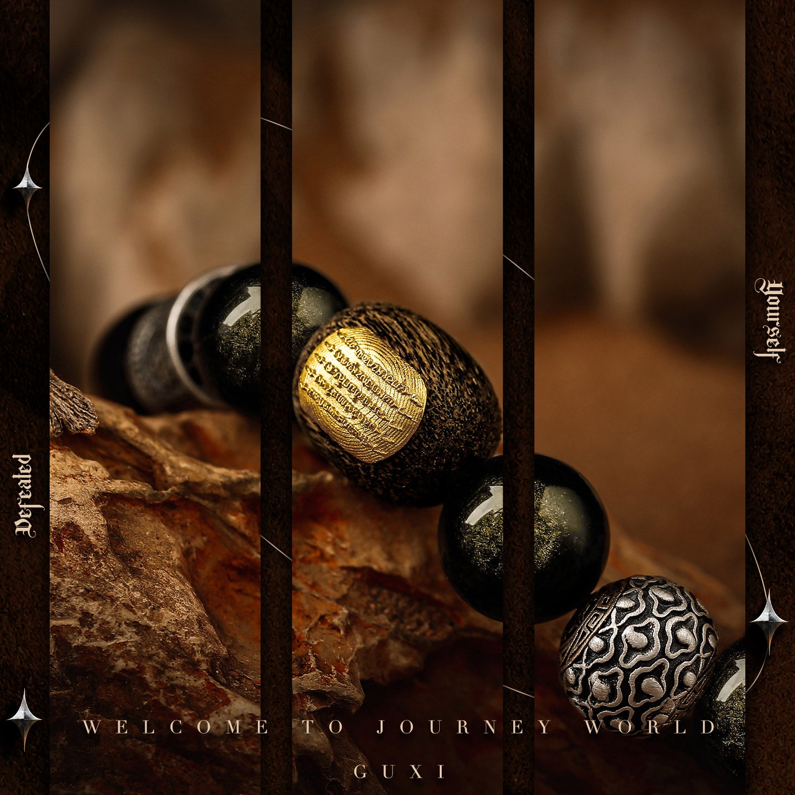 Gilded Reflection - Bracelets - mineral - Shop