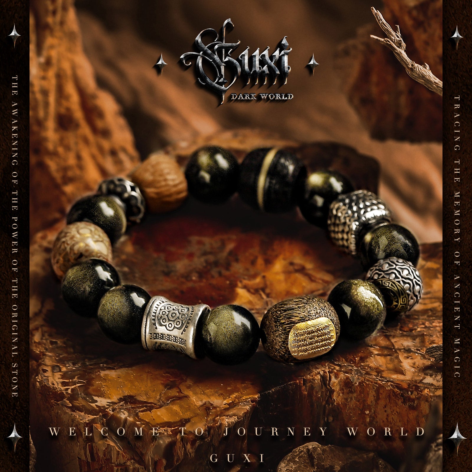 Gilded Reflection - Bracelets - mineral - Shop