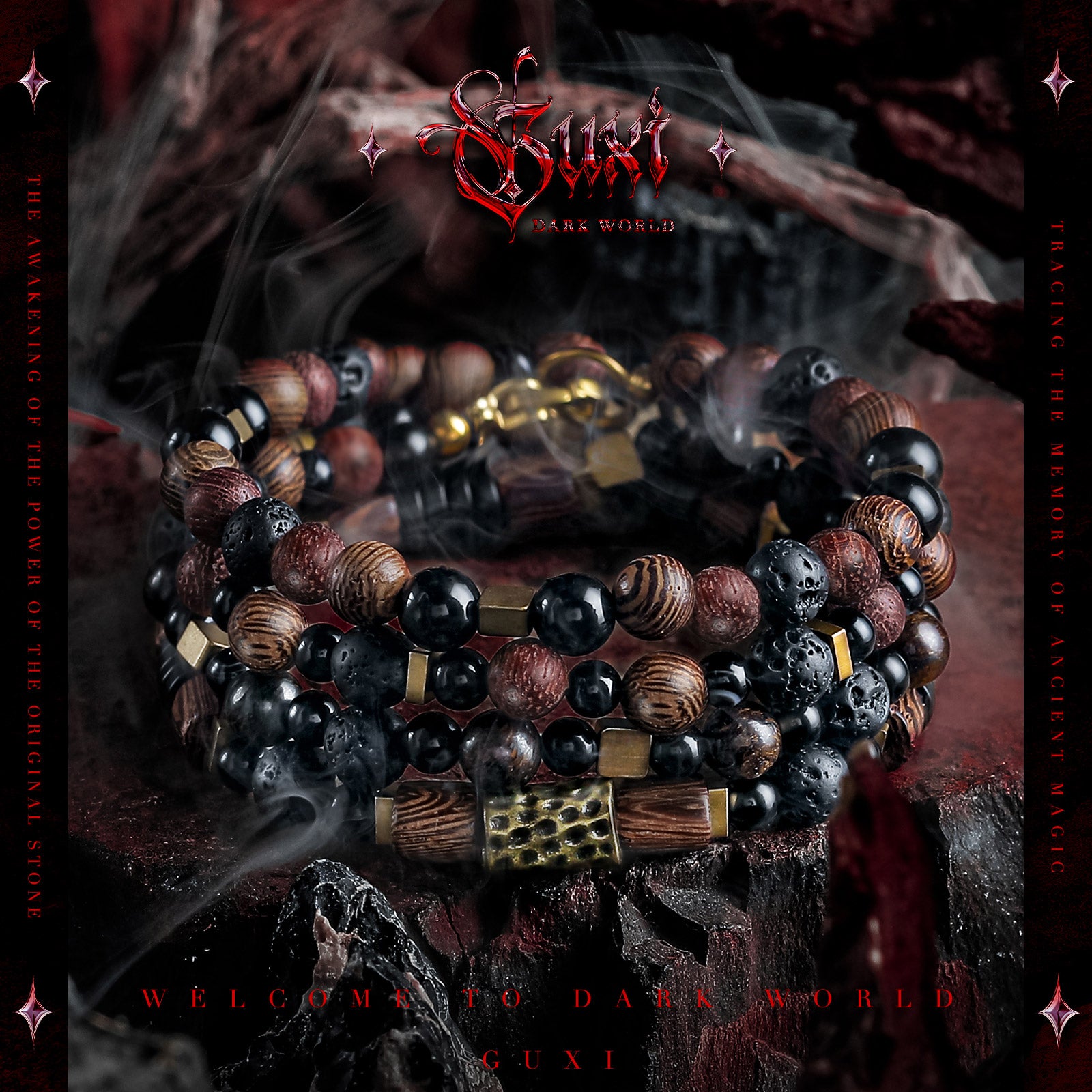 Personalized Multi-strand Protection Obsidian Fashion