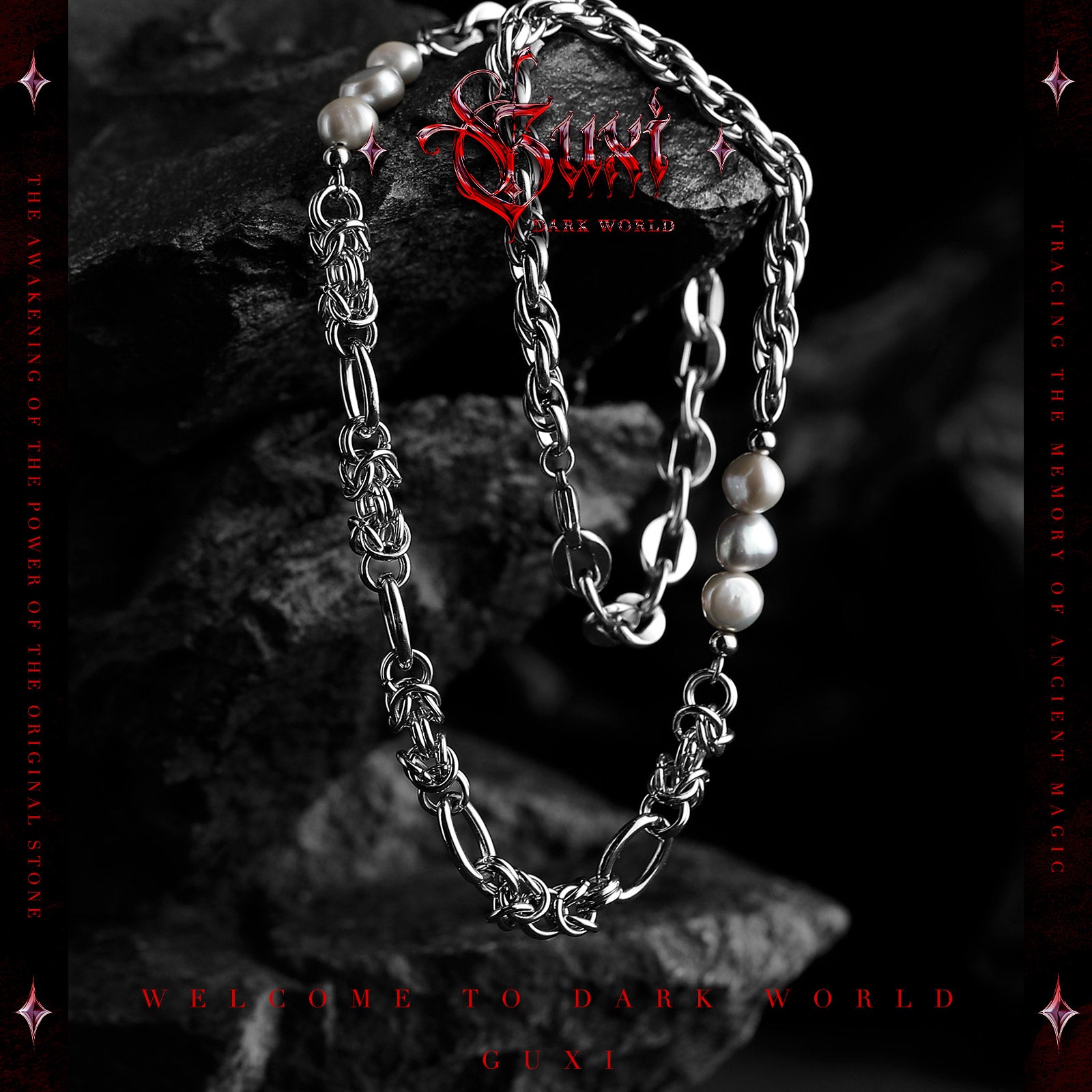 Ghostly Foam - Necklaces - beadchain - Shop