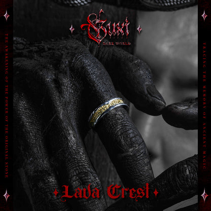 Lava Crest - Rings - silver - Shop