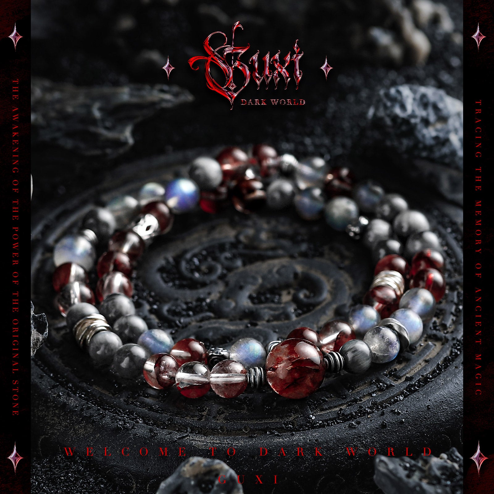 Crimson Moon - Bracelets - multilayered - Shop
